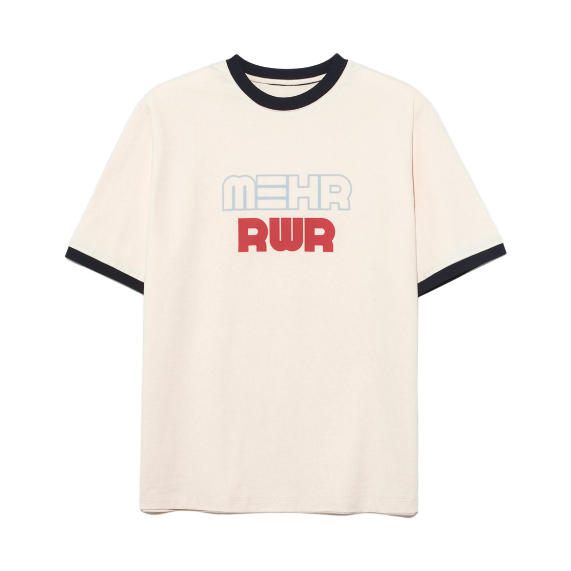 [KREAM 단독] 런위더 x 메어 링거 티셔츠 크림([KREAM 단독] RWR x MEHR Ringer T-Shirt Cream)