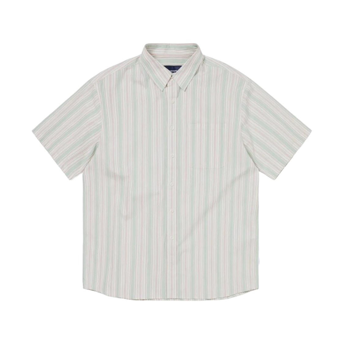 TN261WSHTS02GRN thisisneverthat Striped Short Sleeve Shirt Green