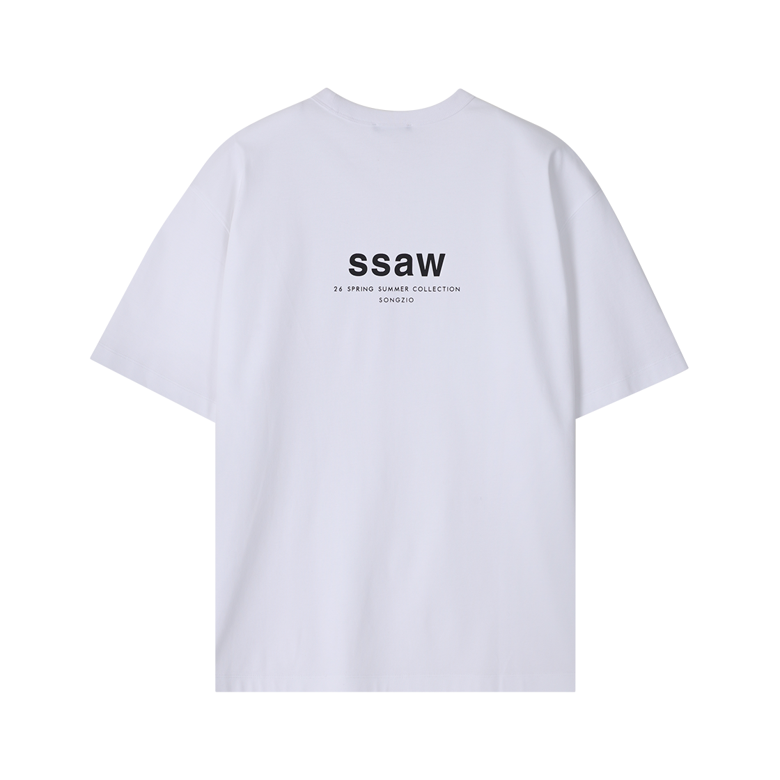 송지오 옴므 SSAW 싱귤러 티셔츠 화이트(SONGZIO HOMME SSAW Singular T Shirt White) - 2