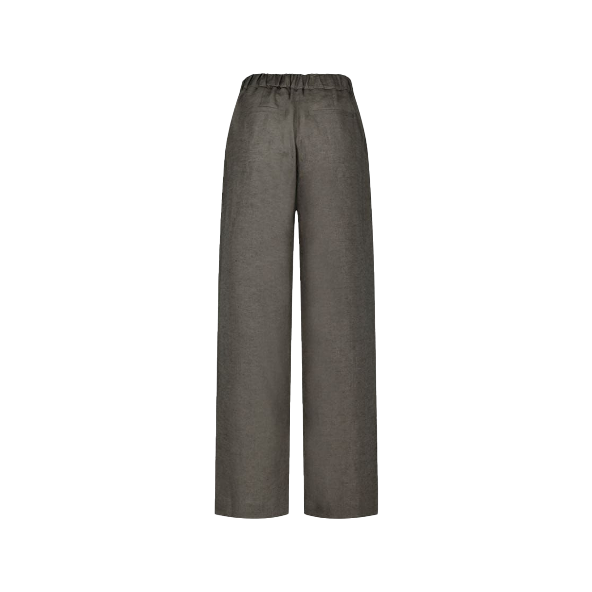 아모멘토 우먼 린넨 턱 팬츠 카키 - 26SS(Amomento Women Linen Tuck Pants Khaki - 26SS) - 2