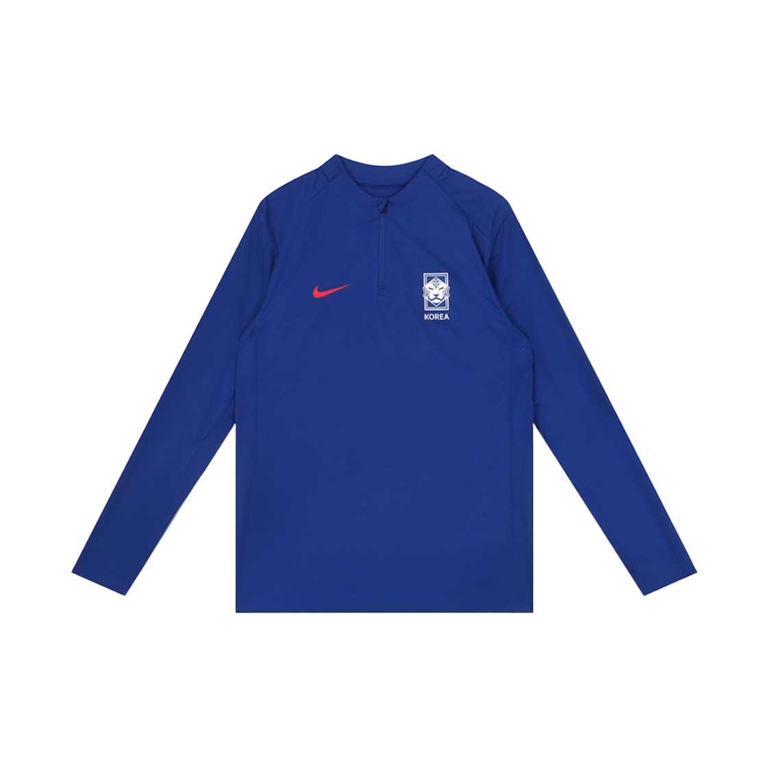 나이키 대한민국 SF 스트라이크 드릴 탑 글로벌 블루 글로벌 레드 (FJ2876-418) (논 마킹 버전)(Nike Korea SF Strike Drill Top Global Blue Global Red (FJ2876-418) (Non Marking Ver.)) - 1