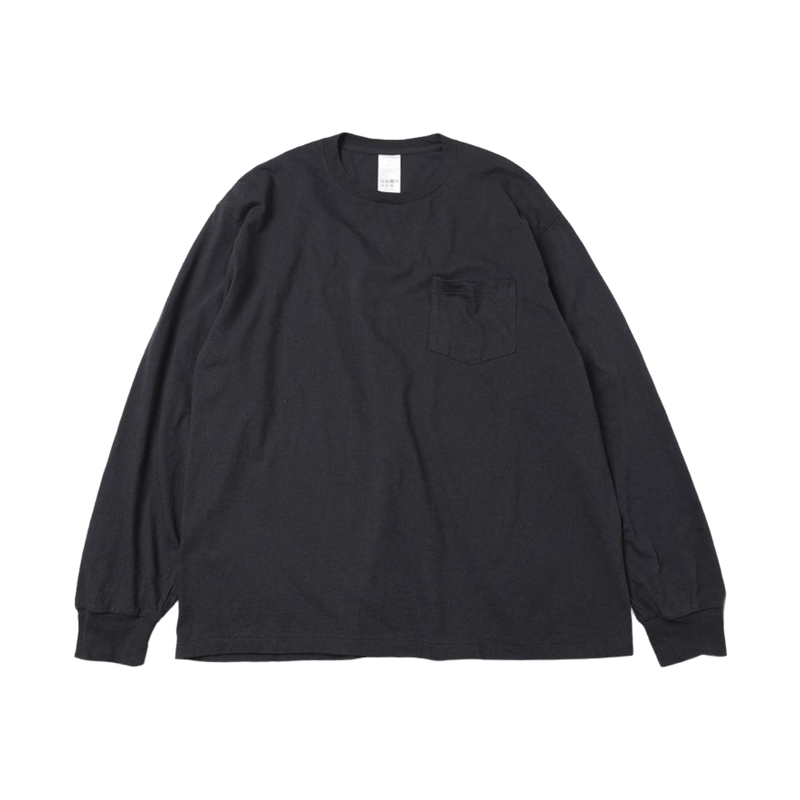 코모리 서플러스 롱슬리브 티셔츠 블랙 - 26SS(Comoli Surplus Long Sleeve T-Shirt Black - 26SS)