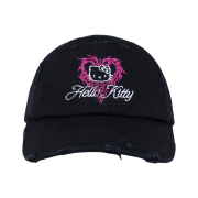 Anti Social Social Club x Hello Kitty Ethereal Dad Cap Black