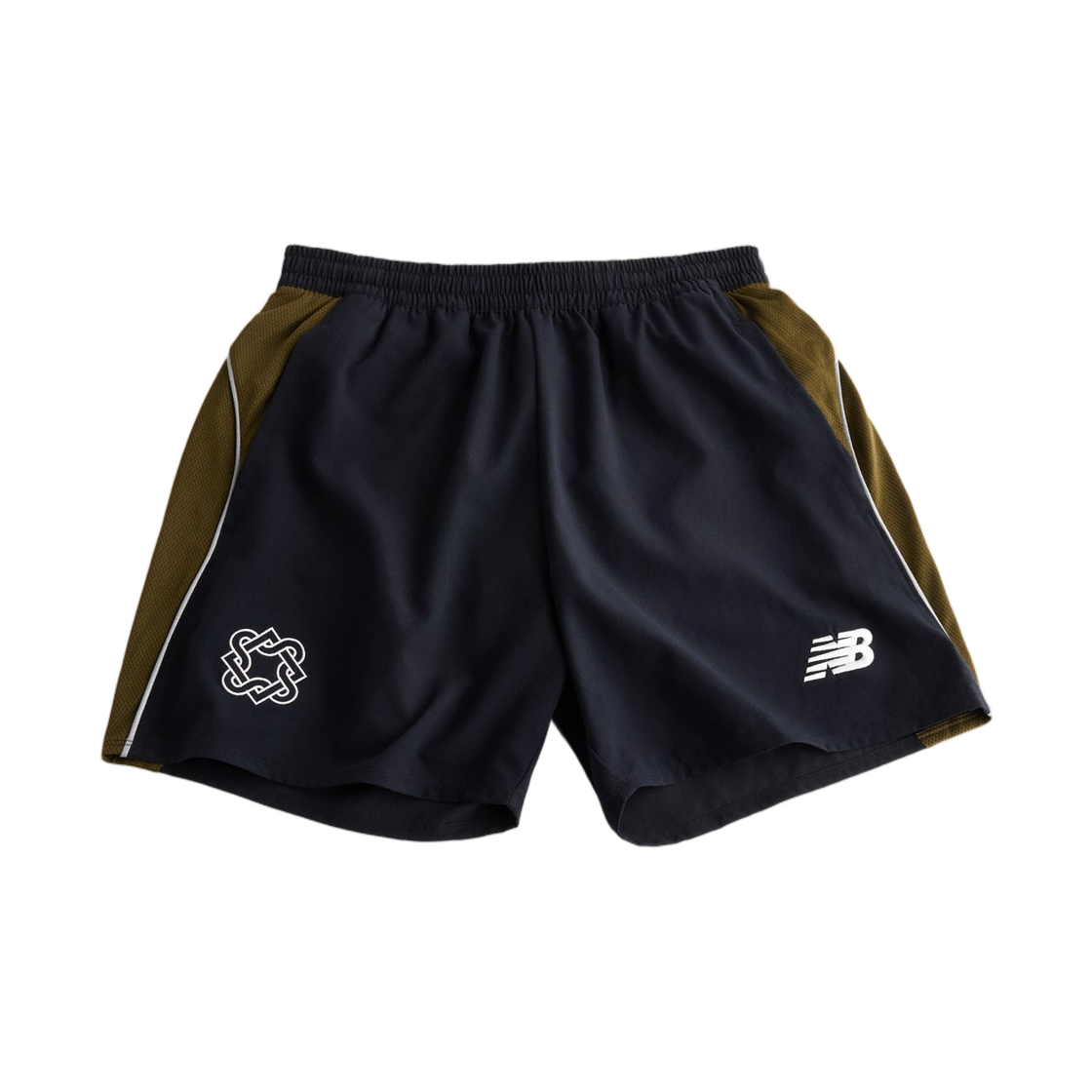 뉴발란스 x 렉 오브 가이던스 쇼츠 밀리터리 그린 블랙(New Balance x Lack of Guidance Shorts Military Green Black)