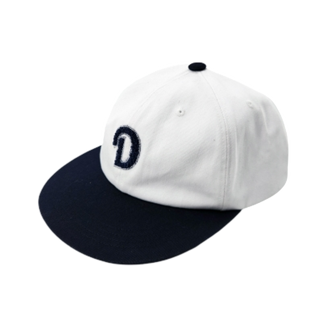 두산 베어스 부클 D로고 캡 화이트 네이비(Doosan Bears Boucle D-Logo Cap White Navy) - 1