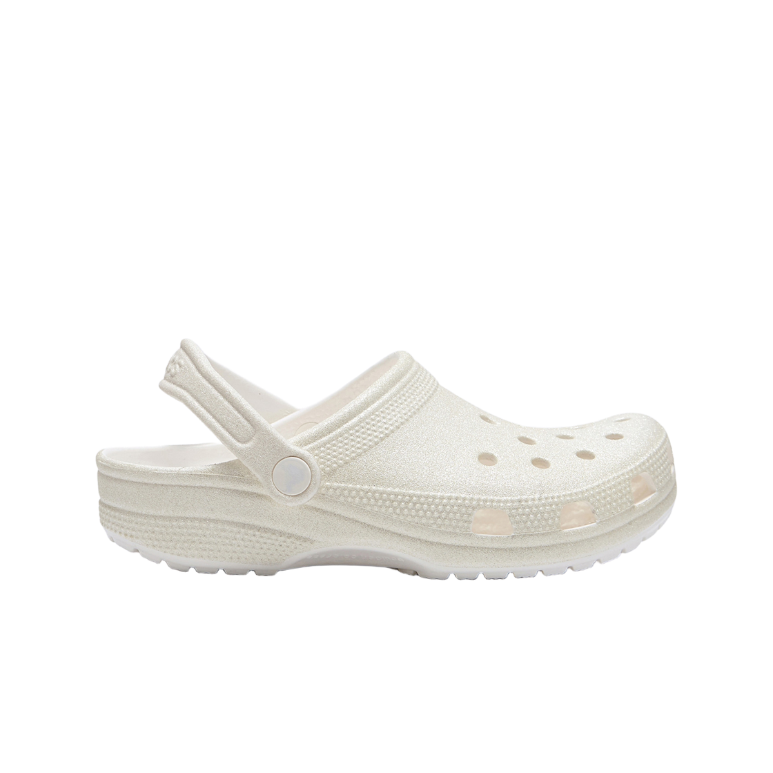 205942-100 Crocs Classic Glitter Clog White