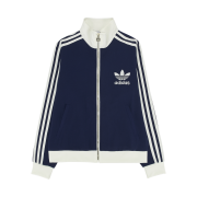 (W) Adidas Premium Originals Track Top Dark Blue Off White - KR Sizing