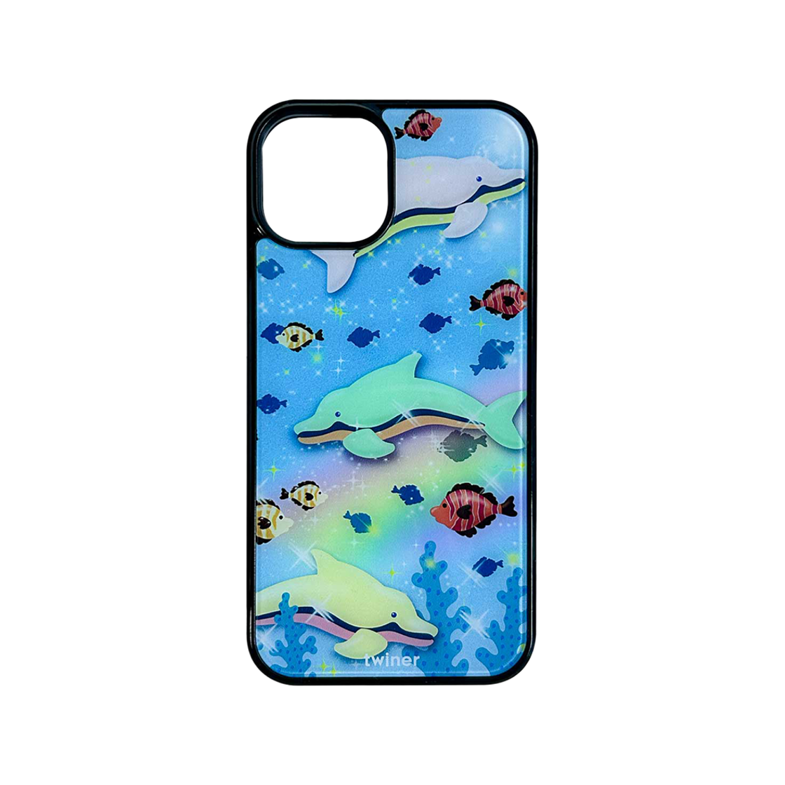 트위너 돌핀썸머 폰케이스 (글라스)(Twiner Dolphin summer phone case (Glass))