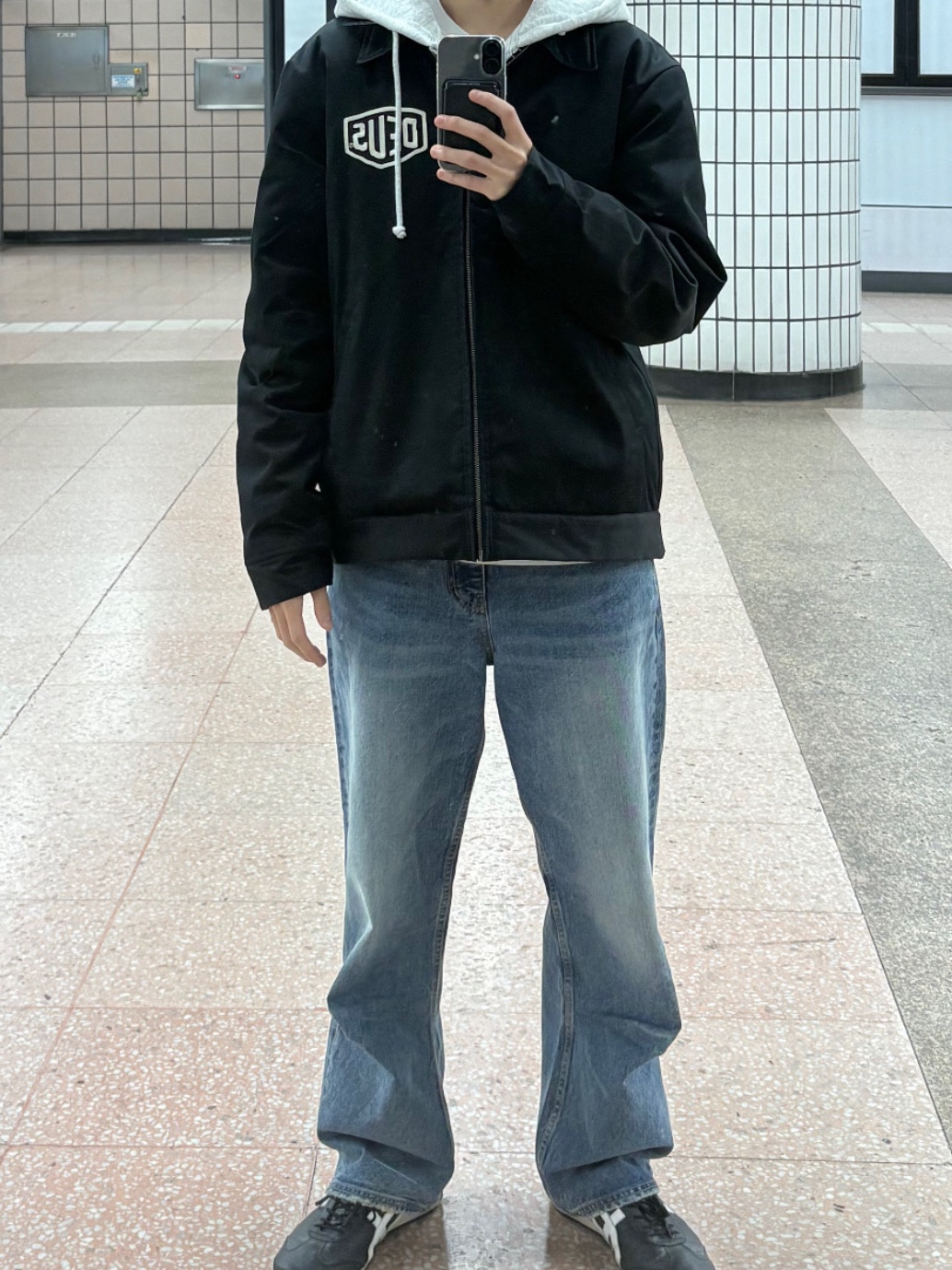 Onitsuka Tiger Mexico 66 Black White 착용 스타일