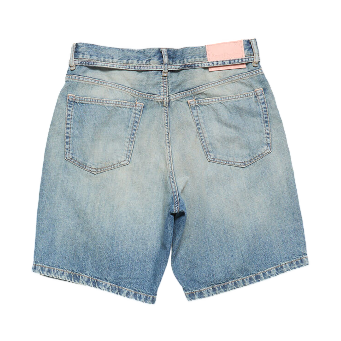 아크네 스튜디오 데님 쇼츠 루즈 핏 미드 블루(Acne Studios Denim Shorts Loose Fit Mid Blue) - 2