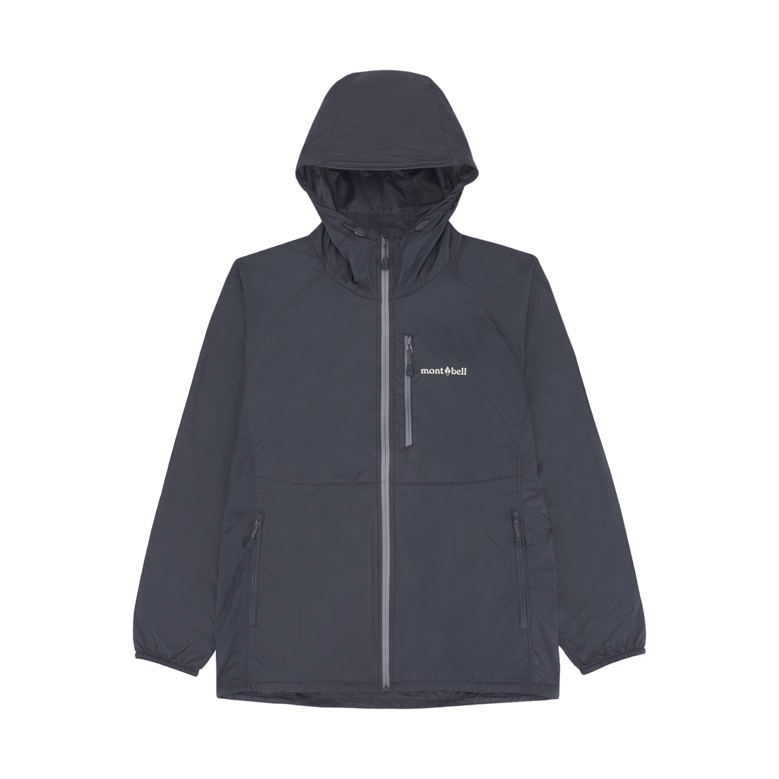 (W) 몽벨 윈드 블라스트 후드 자켓 다크 그레이((W) Montbell Wind Blast Hooded Jacket Dark Gray)