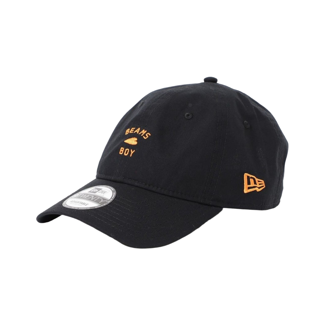 (W) 빔즈 보이 x 뉴에라 로고 920 캡 블랙((W) Beams Boy x New Era Logo 920 Cap Black) - 1