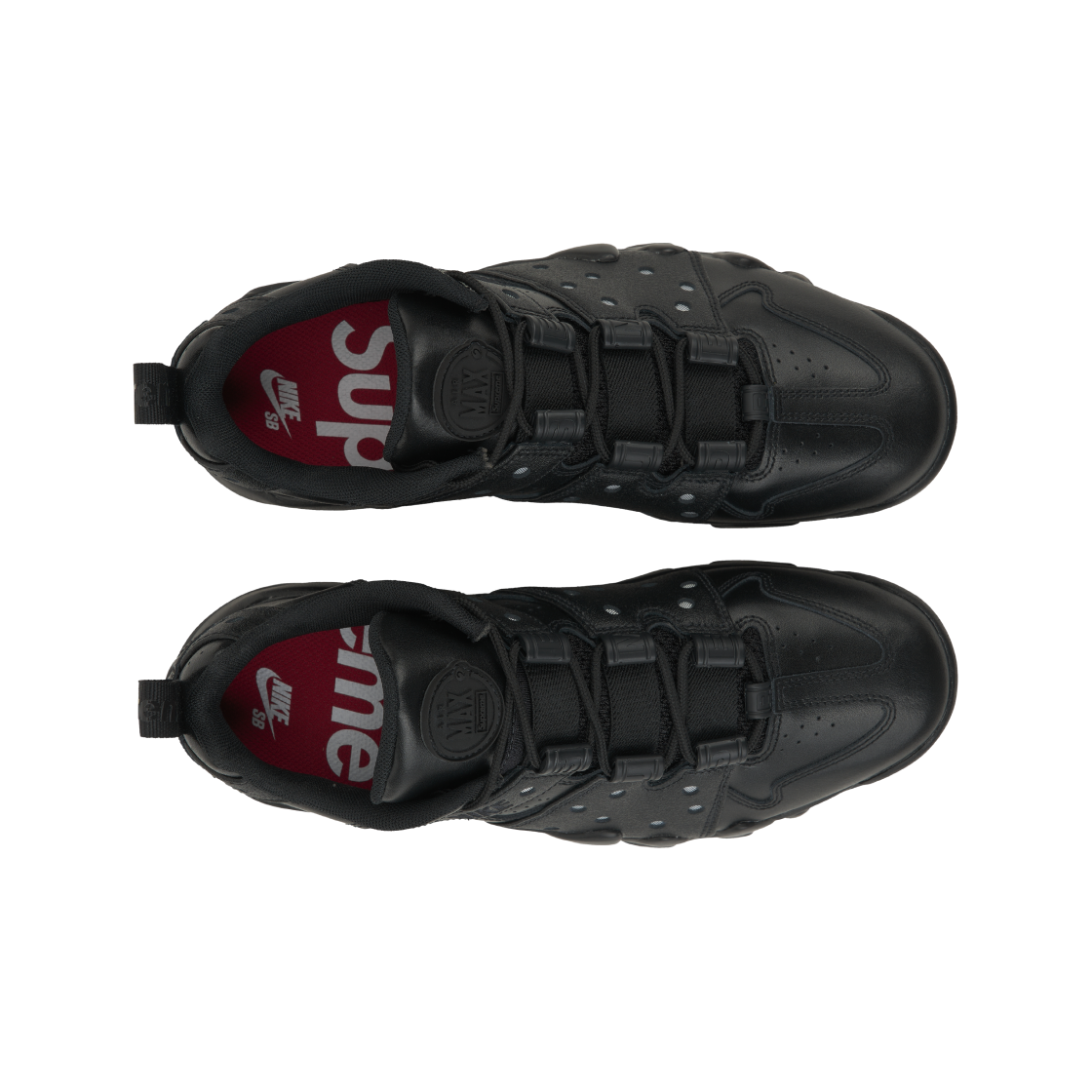 나이키 x 슈프림 SB 에어 맥스 2 CB 94 로우 블랙 메탈릭 실버 블랙(Nike x Supreme SB Air Max 2 CB 94 Low Black Metallic Silver Black) - 5