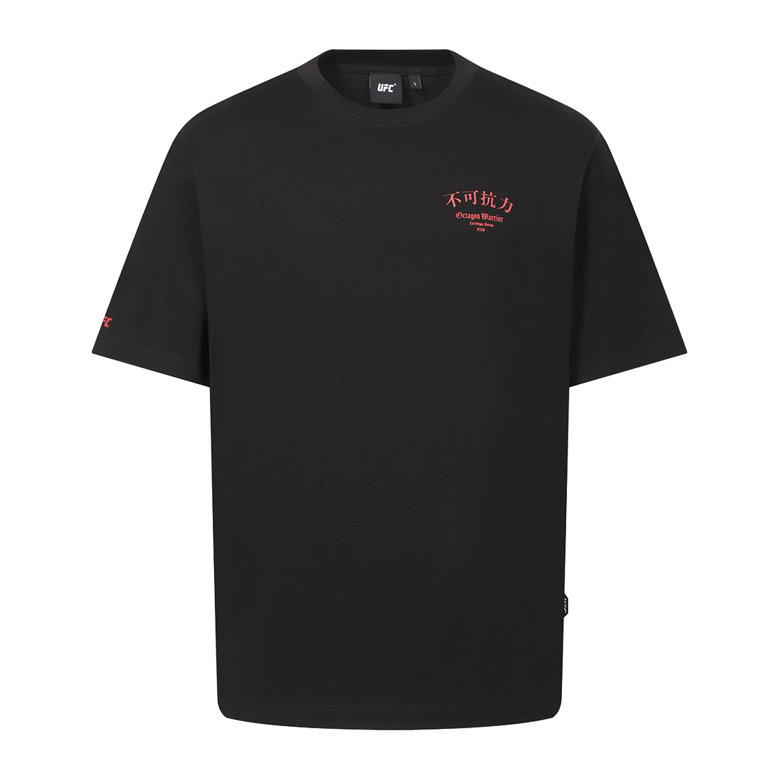유에프씨 스포츠 불가항력 2.0 릴렉스핏 반팔 티셔츠 블랙 U2SSX2304BK(UFC SPORT Undeniable Force 2.0 Relaxed Fit Short Sleeve Black) - 3