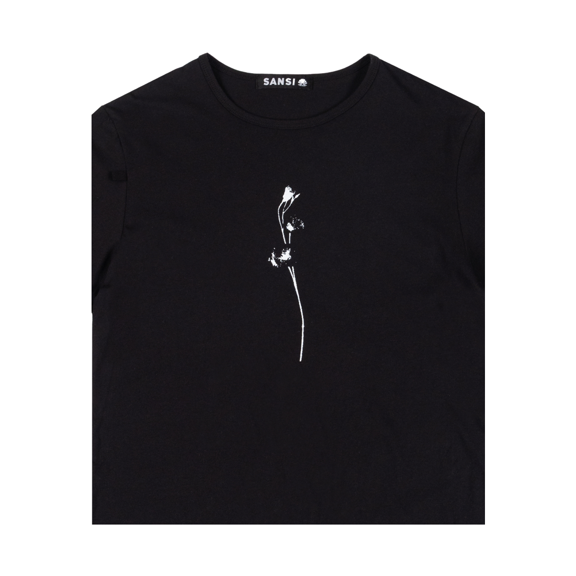 산시 솜니페룸 플라워 본디지 티셔츠 블랙(SANSI Somniferum Flower Bondage T-Shirt Black) - 2