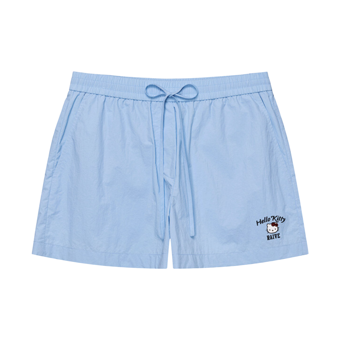 (W) 레이브 x 헬로 키티 쇼츠 스카이 블루((W) Raive x Hello Kitty Shorts Sky Blue)