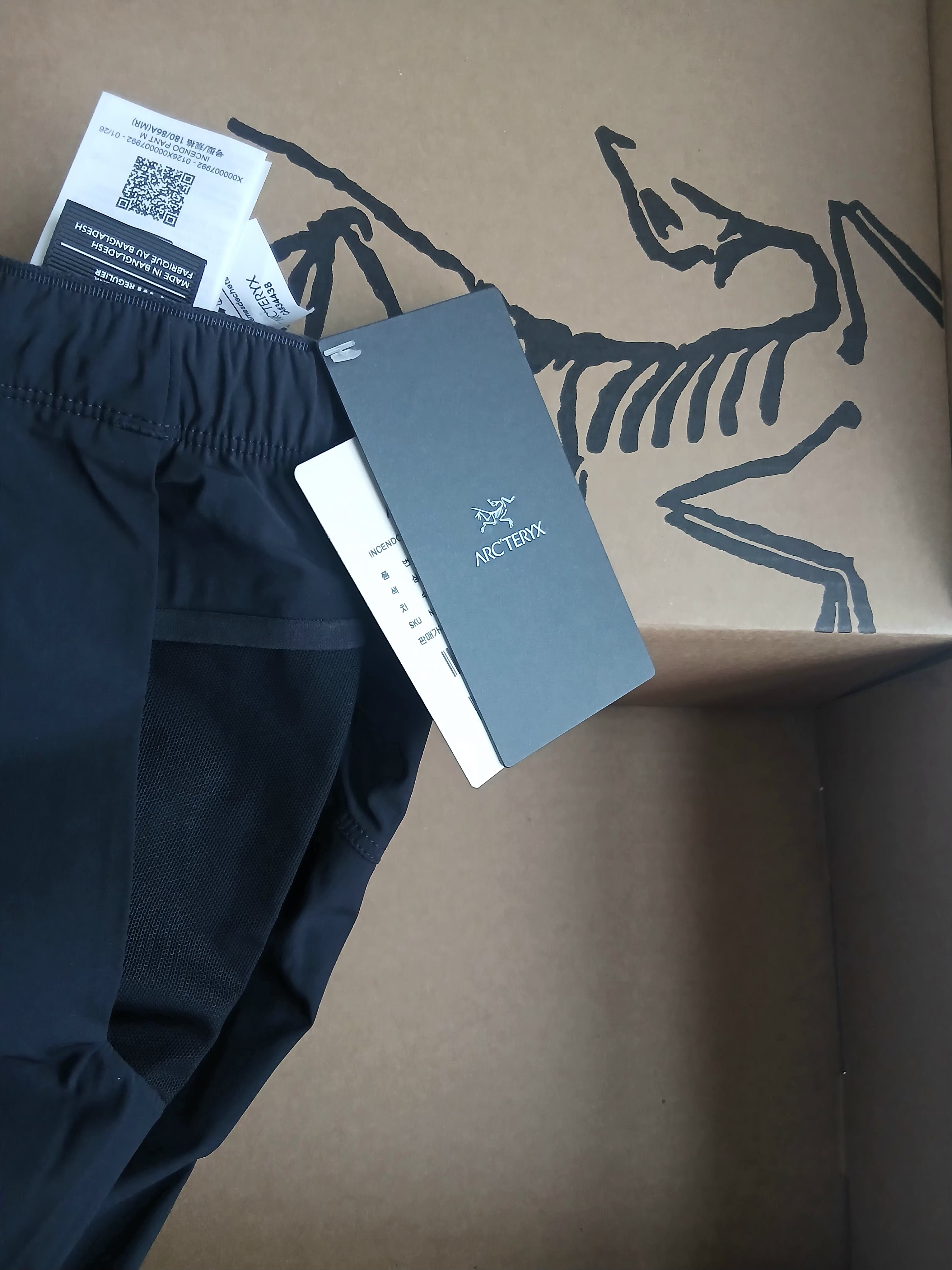 Arc'teryx Incendo Pants Black 착용 스타일 - 2