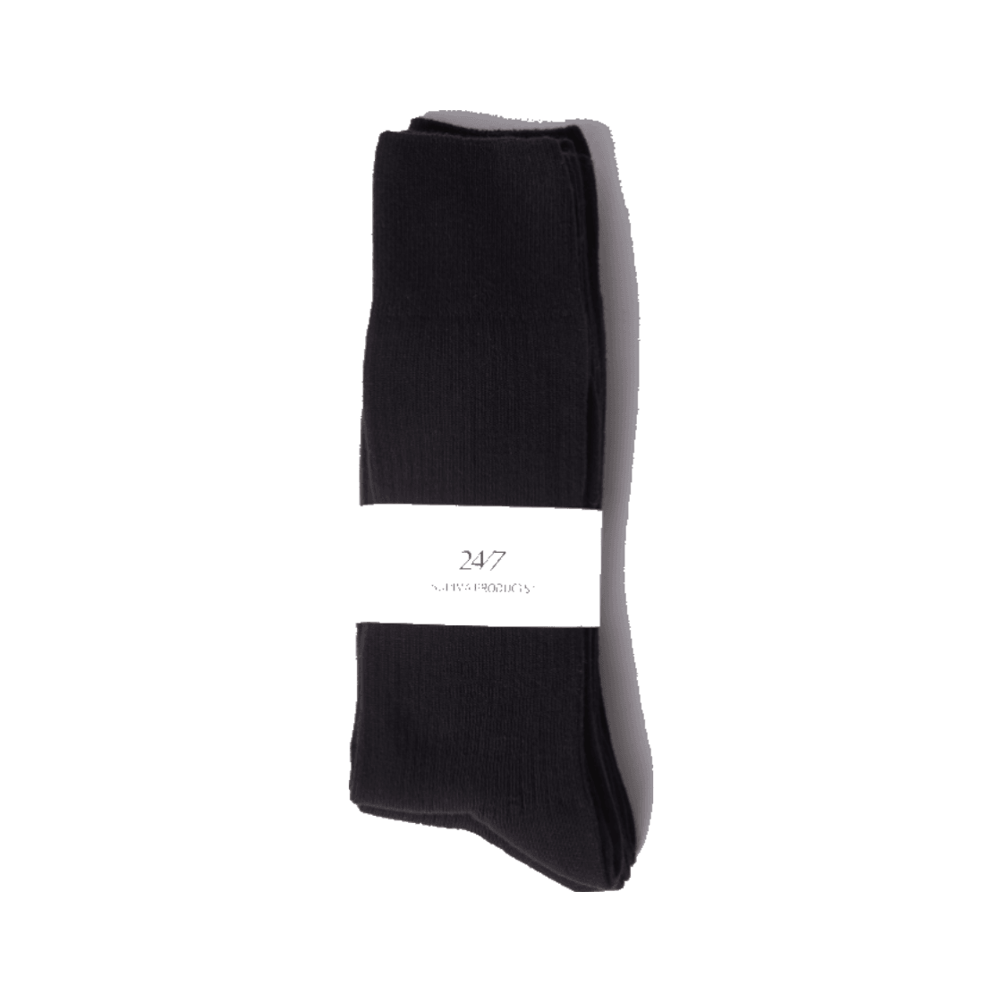 24/7 시리즈 수피마 코튼 3팩 양말 블랙(24/7 series Supima Cotton Socks 3Pcs Black) - 5
