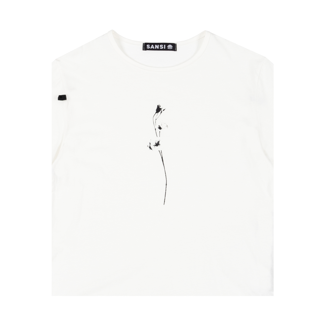 산시 솜니페룸 플라워 본디지 티셔츠 화이트(SANSI Somniferum Flower Bondage T-Shirt White) - 2