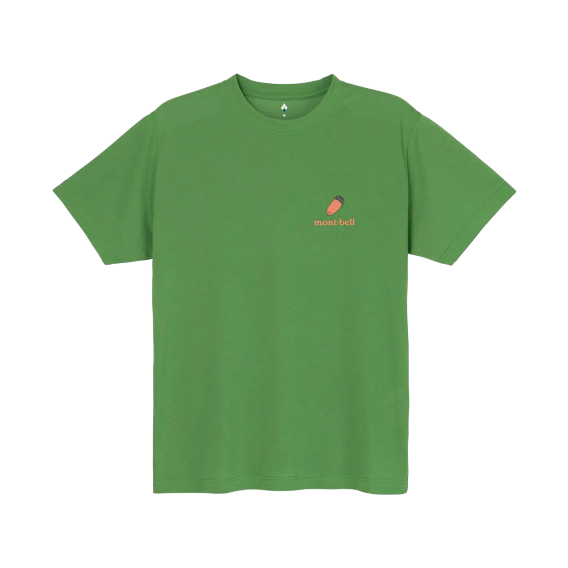 1114737 Montbell Wickron Acorns T-Shirt Green