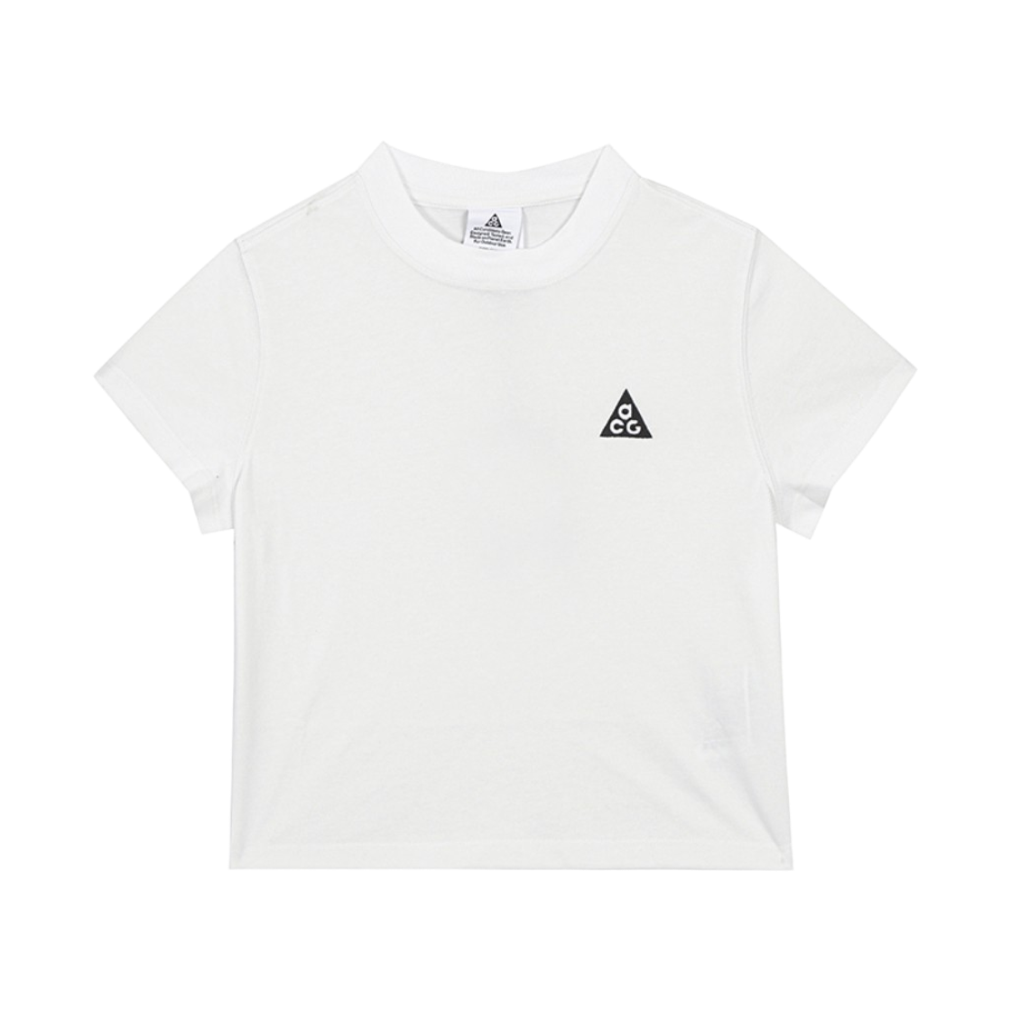 II7284-121 (W) Nike ACG Dri-Fit Short Sleeve Top Summit White Black - Asia