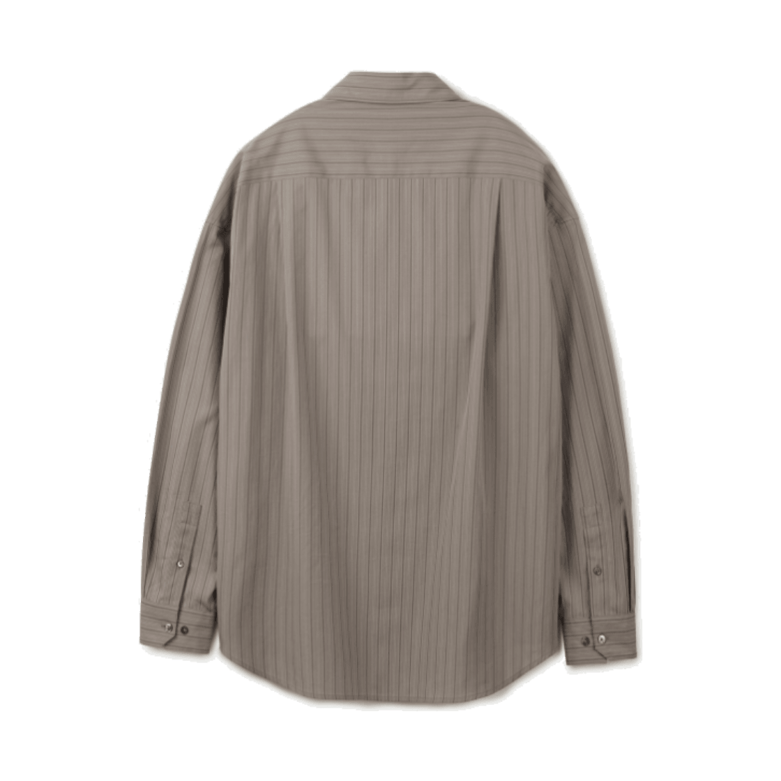 24/7 시리즈 오버사이즈 멀티 스트라이프 셔츠 브라운(24/7 series Oversized Multi Stripe Shirts Brown) - 2