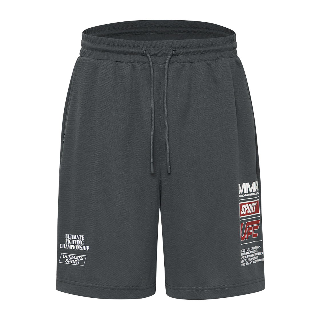 유에프씨 스포츠 스폰 릴렉스핏 쇼츠 차콜 U4TPX2306CH(UFC SPORT Spon Relaxed Fit Short Pants Charcoal) - 2
