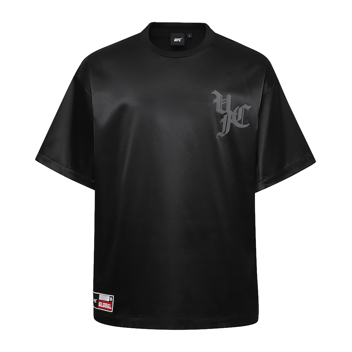 유에프씨 스포츠 퓨리 오버핏 반팔 티셔츠 블랙 U2SSX2116BK(UFC SPORT Fury Oversized Fit Short Sleeve Black) - 3