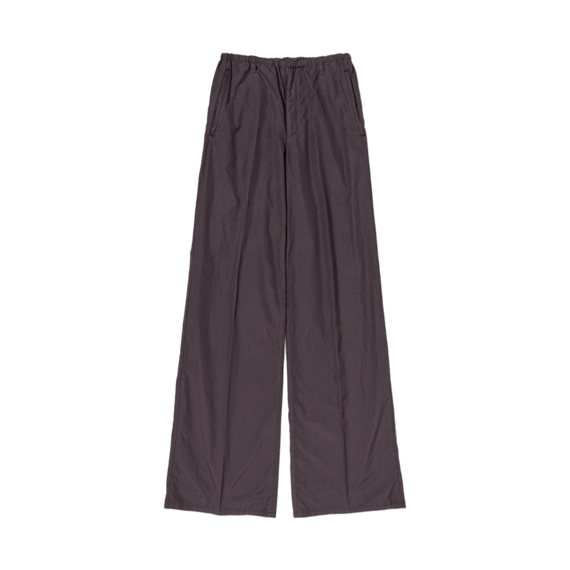 A26SP04SW (W) Auralee Garment Dyed Finx Shuttle Weather Drawstring Pants Dark Brown - 26SS