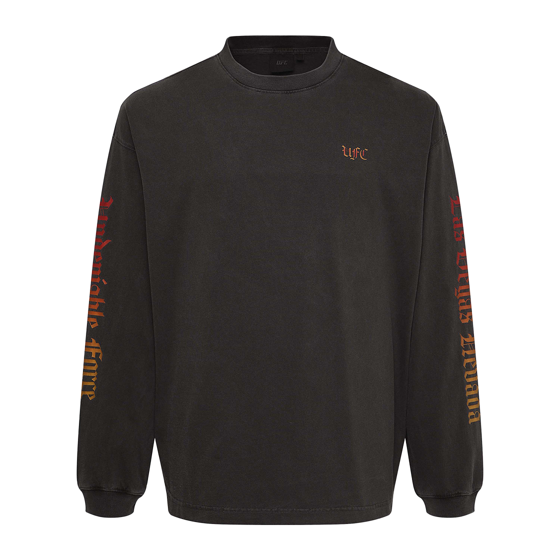 유에프씨 스포츠 글로브 보이 오버핏 긴팔 티셔츠 차콜 U2LSX1303CH(UFC SPORT Glove Boy Oversized Fit Long Sleeve Charcoal) - 3