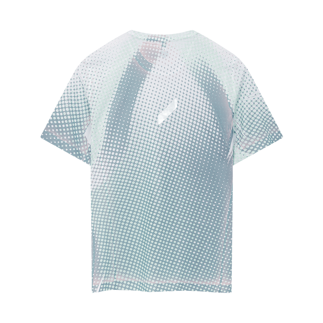 (W) 소어 러닝 프린티드 테크 티셔츠 그레이 세이지 도트((W) Soar Running Printed Tech T-Shirt Grey Sage Dots) - 2