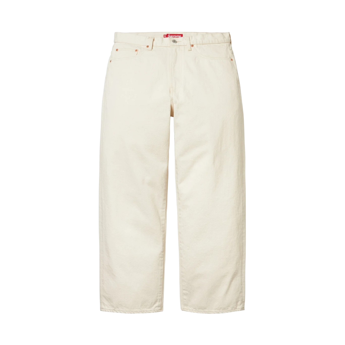 - Supreme Baggy Selvedge Jean Natural - 26SS