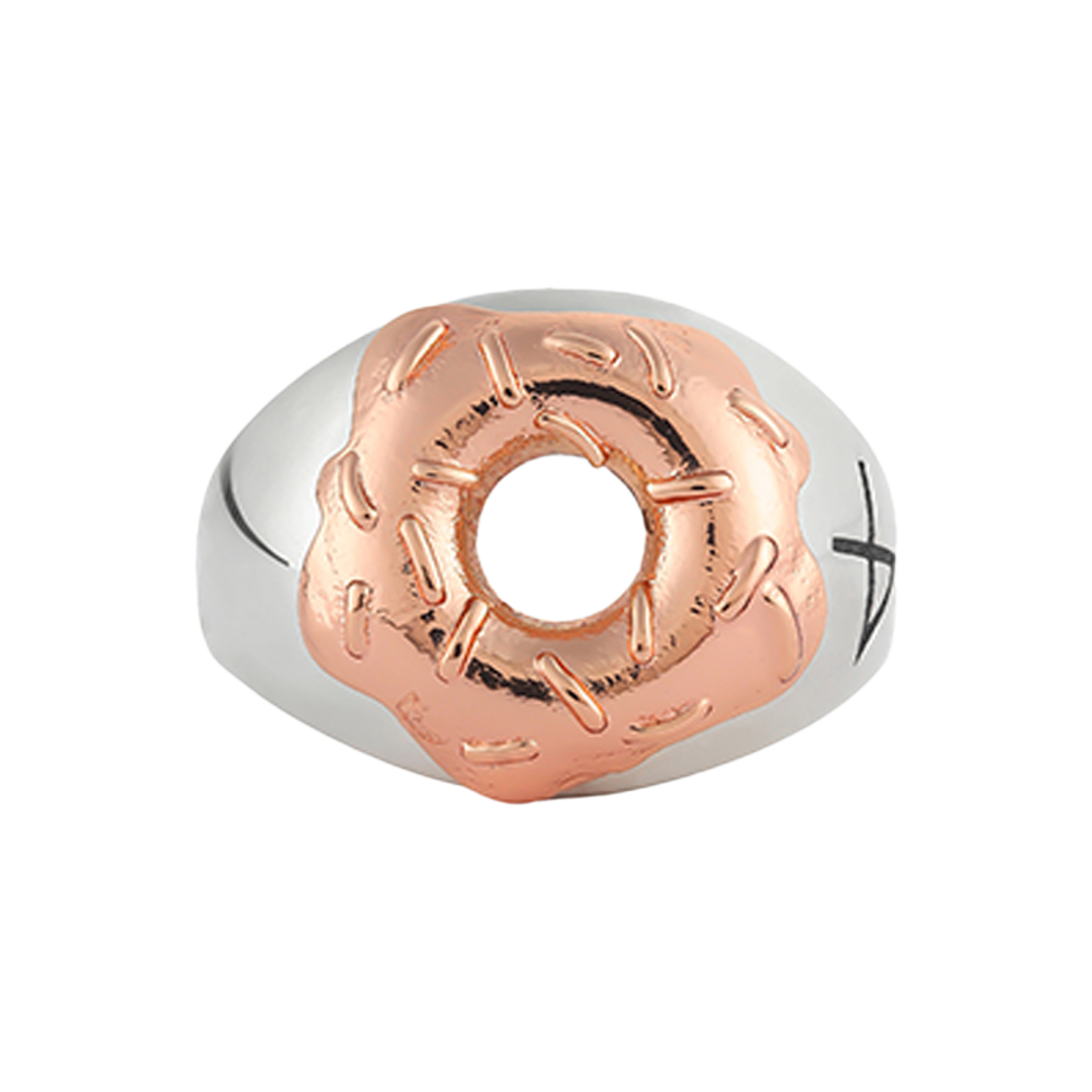 NONENON-193 Nonenon Donut Ring Silver925 (18K Rosegold Plated)