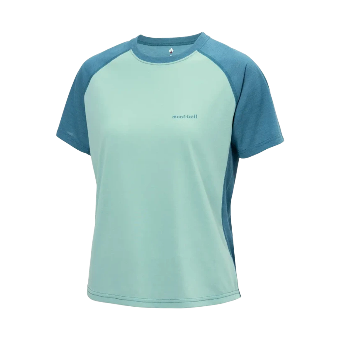 1114692 (W) Montbell Wickron Raglan T-Shirt Light Blue