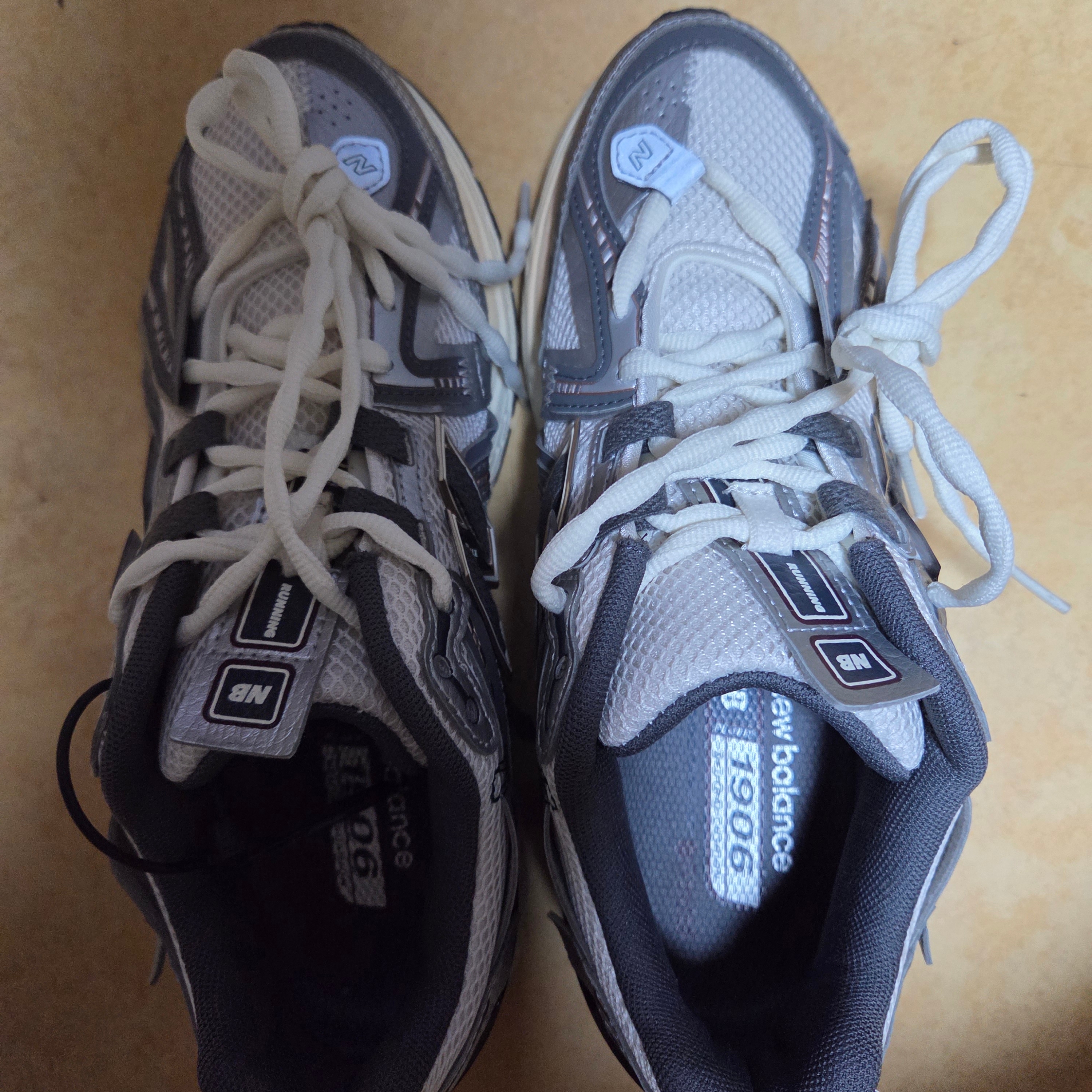 New Balance 1906A Silver Metallic Castlerock 착용 스타일