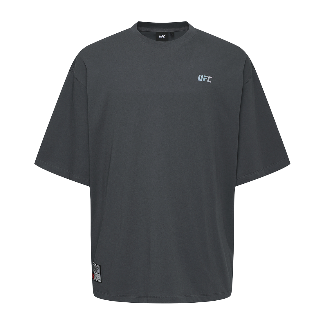 유에프씨 스포츠 챔피언 메가핏 반팔 티셔츠 차콜 U2SSX2114CH(UFC SPORT Champion Mega Oversized Fit Short Sleeve Charcoal) - 3