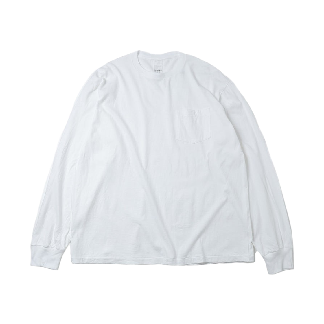코모리 서플러스 롱슬리브 티셔츠 화이트 - 26SS(Comoli Surplus Long Sleeve T-Shirt White - 26SS) - 1