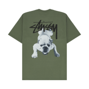 Stussy Stock Dog T-Shirt Olive
