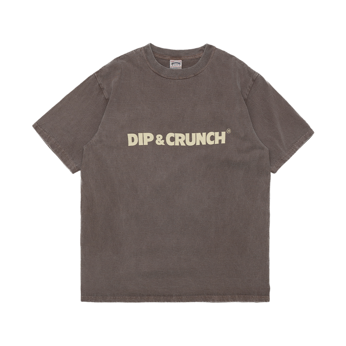휴스턴 재팬 피그먼트 프린트 티 딥 크런치 브라운 22428(Houston Japan Pigment Print Tee Dip Crunch Brown 22428)