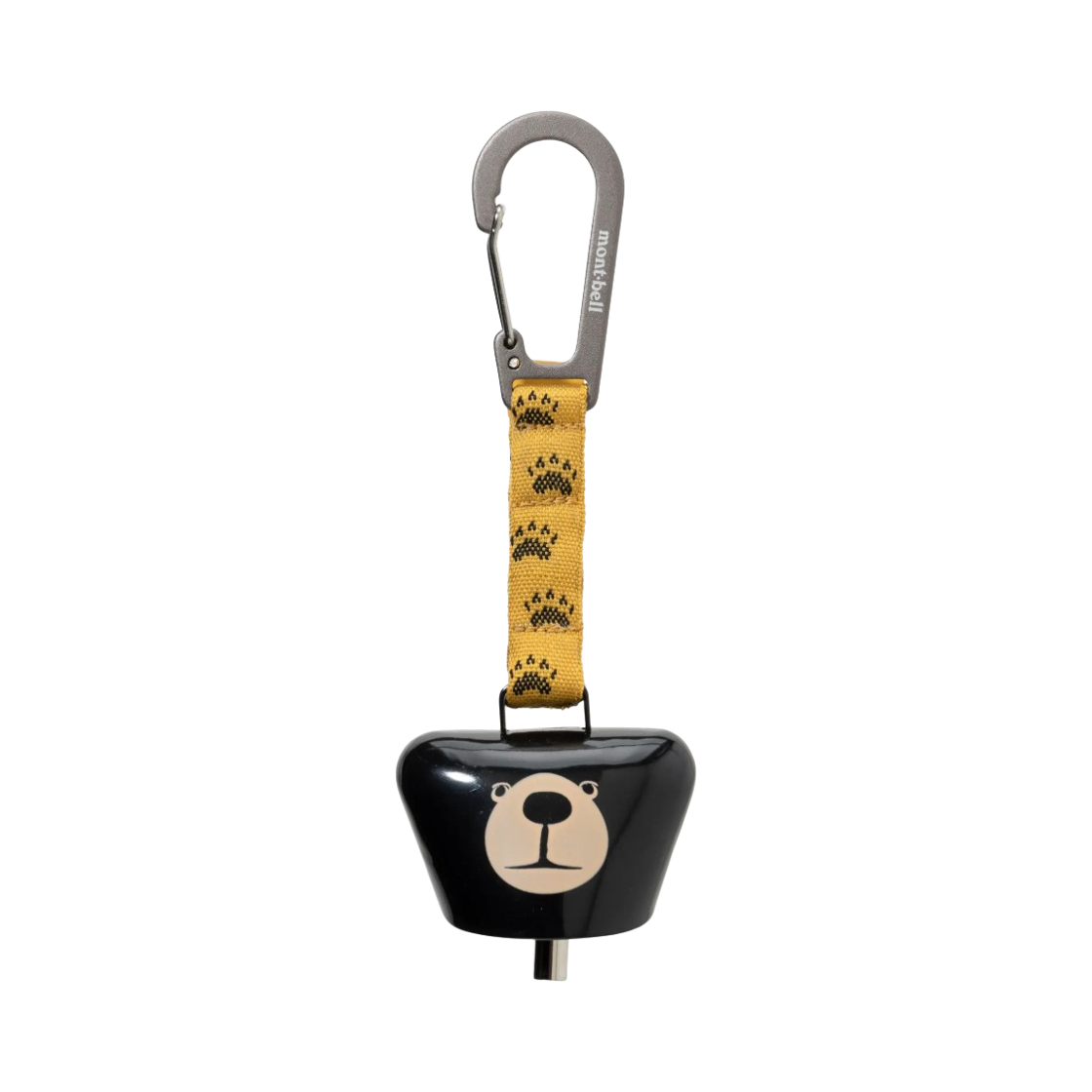 1134332 Montbell Square Trekking Bell with Silencer Monta Bear Black