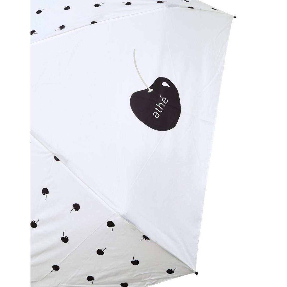 아떼 바네사브루노 액세사리 체리 5단 양우산 AAUM6E807IV 아이보리(Athe Vanessabruno Acc Cherry 5-Fold Compact Umbrella  Ivory) - 4