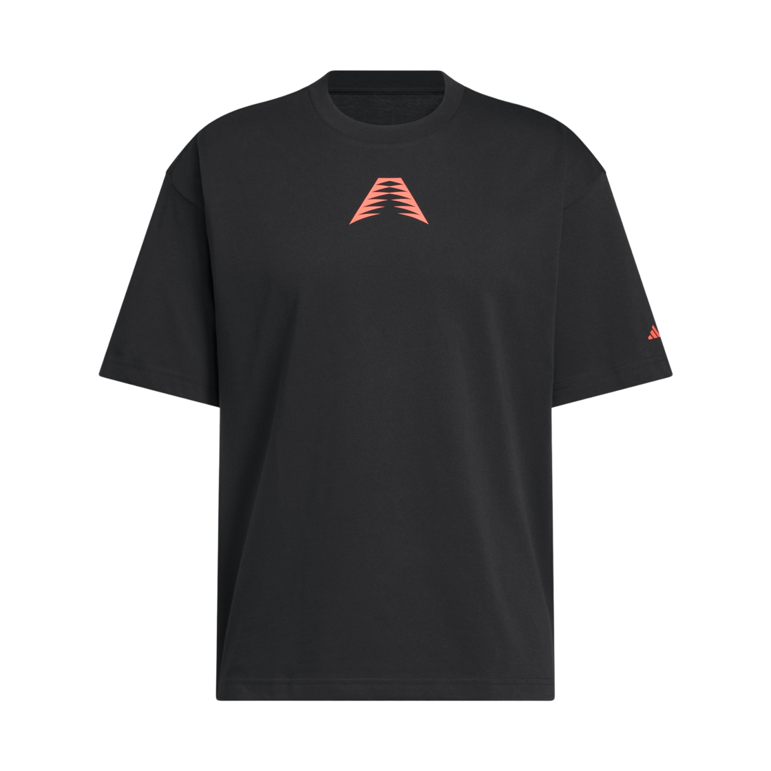 KA5066 Adidas Anthony Edwards Believe That T-Shirt Black Solar Red - KR Sizing