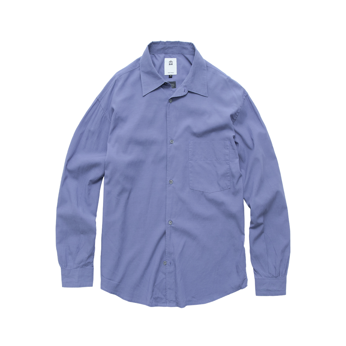 폴리테루 루즈드 텐코 셔츠 2.0 워시드 블루(Polyteru Loosed Tenco Shirts 2.0 Washed Blue) - 1