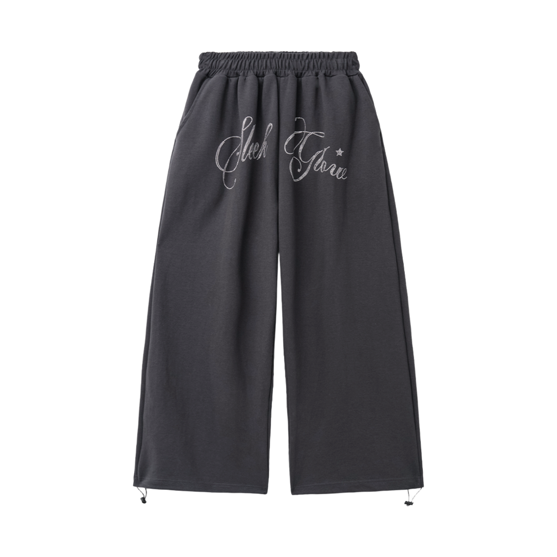 슬릭글로우 핫픽스 오버핏 스웨트 팬츠 차콜(SLEEKGLOW Hotfix Oversized Sweatpants Charcoal)