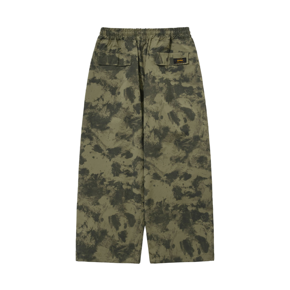 큐마일 531 투 턱 와이드렉 이지 팬츠 워터컬러 카키(qmile® 531 Two Tuck Wide-Leg Easy Pants Watercolor Khaki) - 2