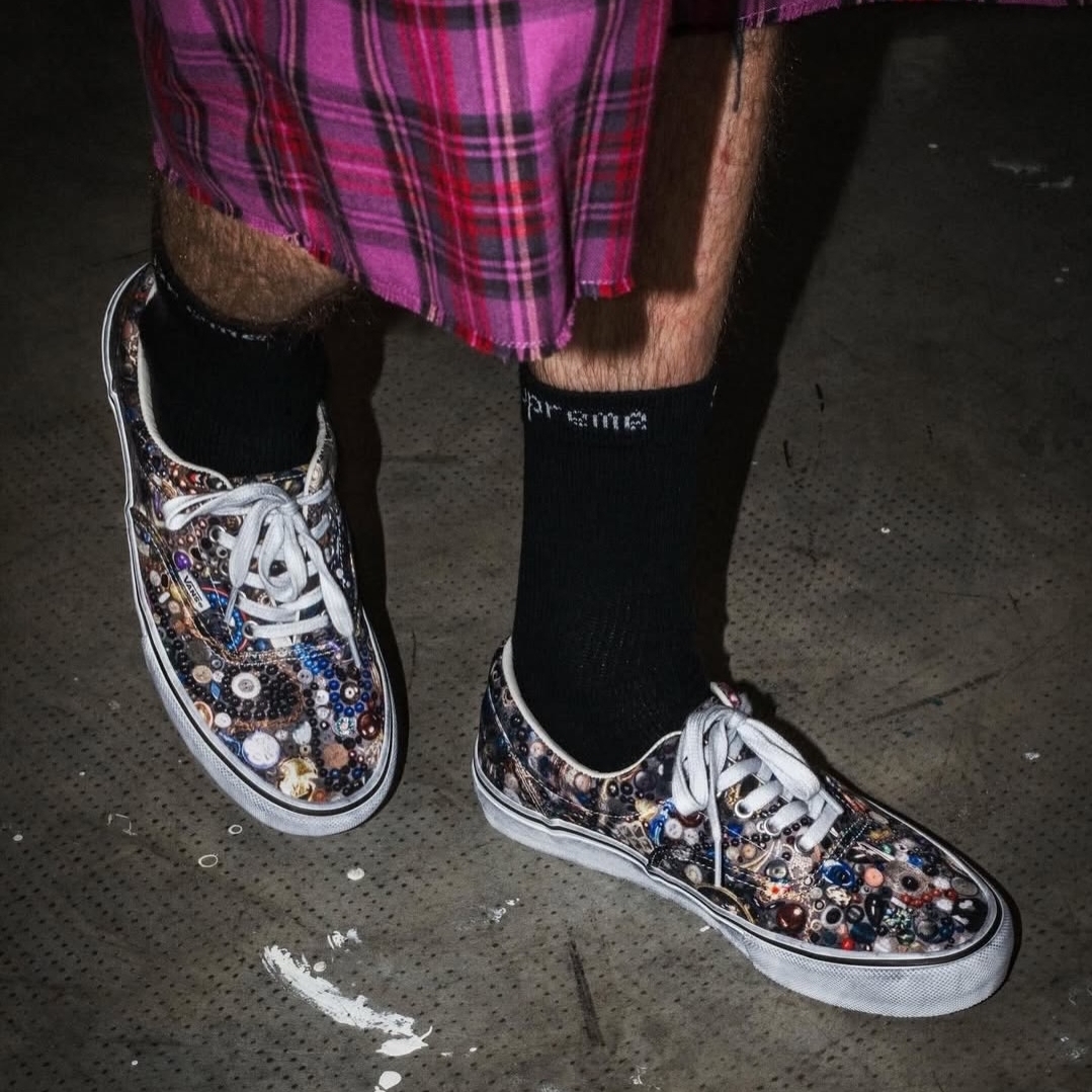 Vans x Supreme x Mike Kelley Era Black 착용 스타일