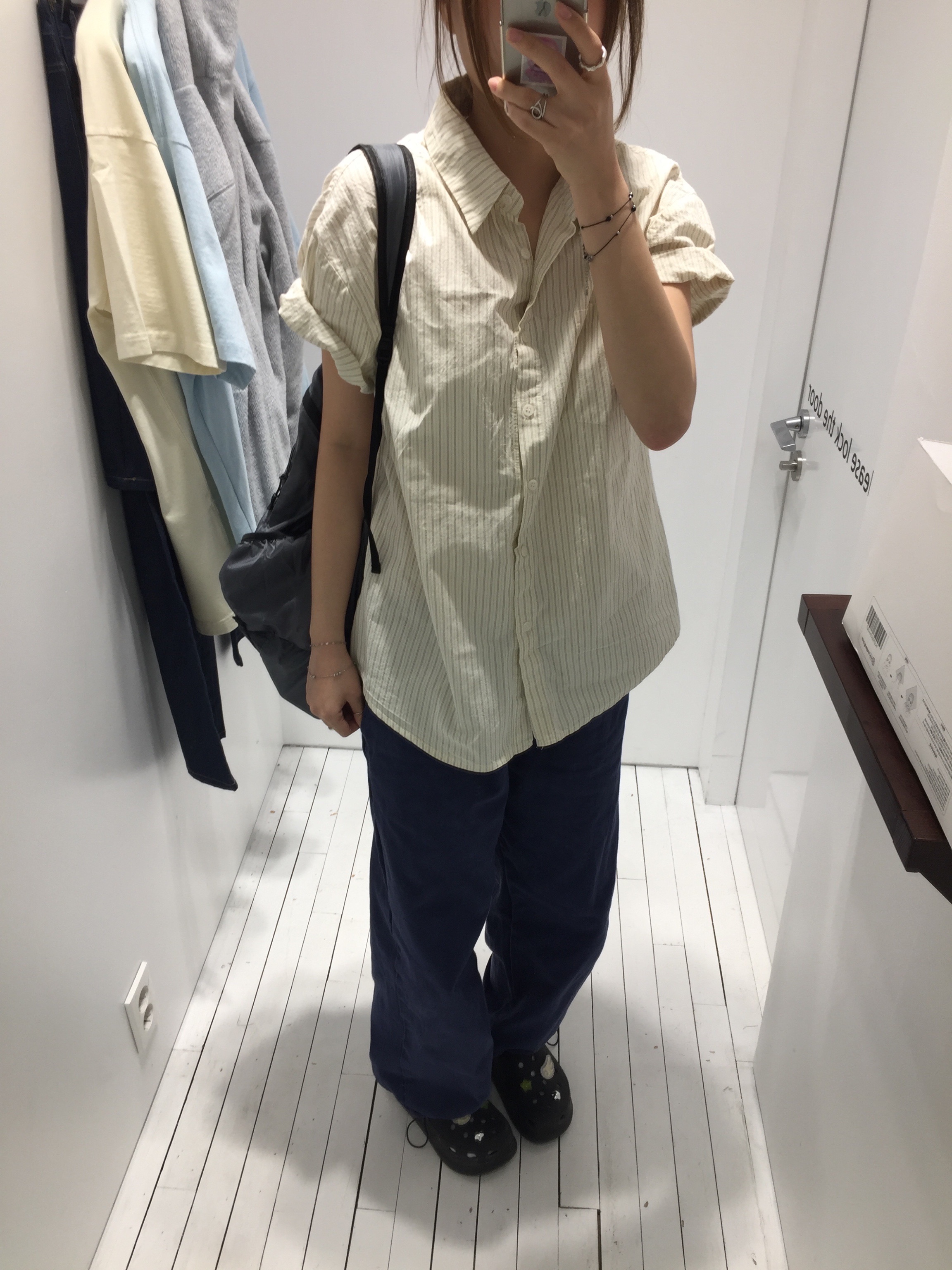 Heisan Ultra-light Compact Pocketbag V2 - Grey (L) 착용 스타일 - 4