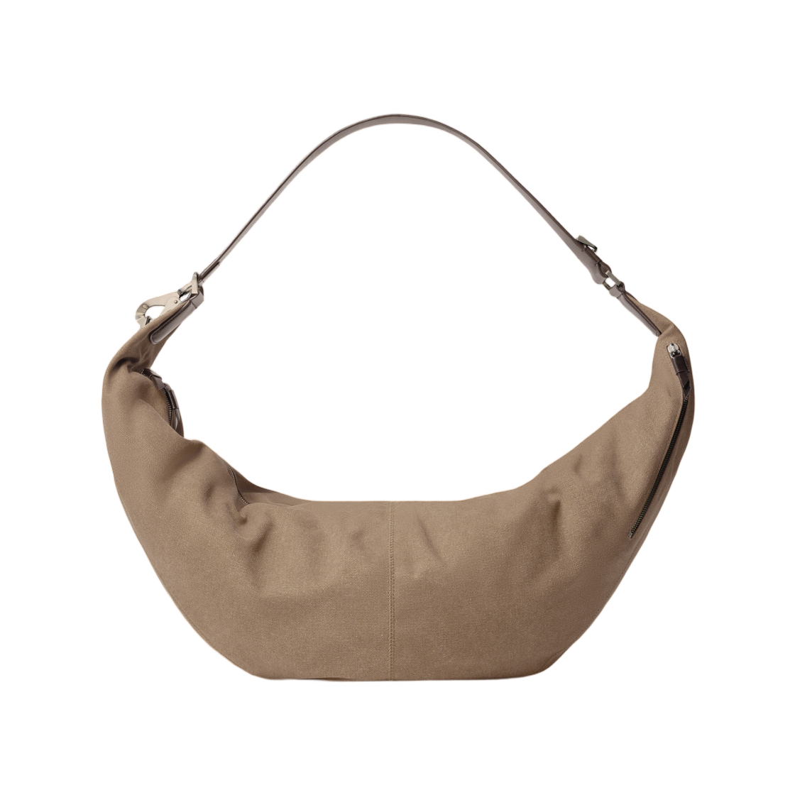 BG0202-LF1400-003 Lemaire XL Quiver Clip Bag in Heavy Cotton Canvas Sisal
