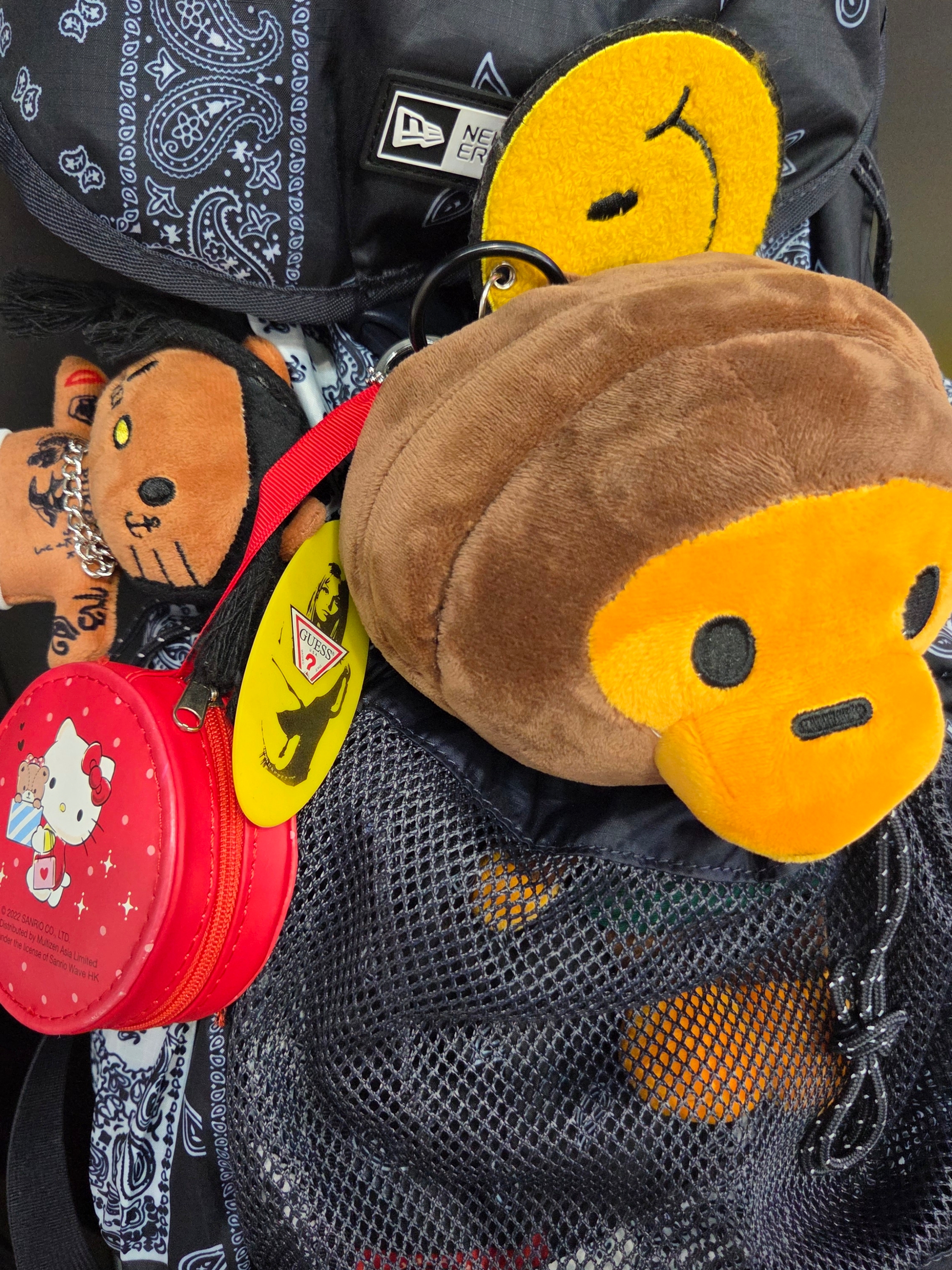 Starbucks x BAPE Baby Milo Foldable Bag 착용 스타일