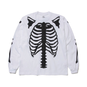 Vanson Leathers Original Bone Long Sleeve T-shirt / White
